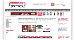 Desktop Screenshot of clotheslinegallery.com